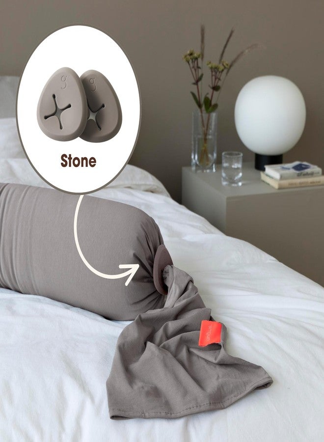 bbhugme Extra Replacement 100% BPA-Free Silicone Pebbles for Pregnancy or Nursing Pillow, Stone - Image 5
